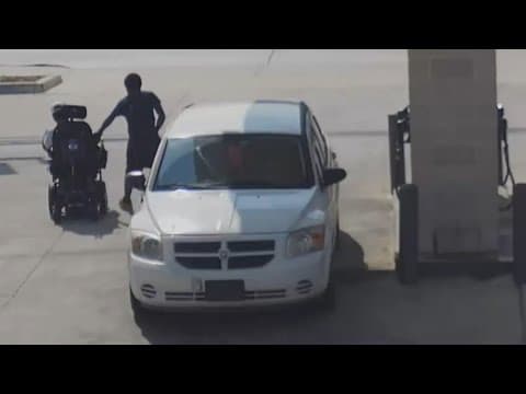 Video shows suspect rob man in wheelchair in northeast Houston