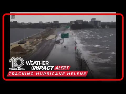 Howard Frankland Bridge closes as Hurricane Helene approaches Florida