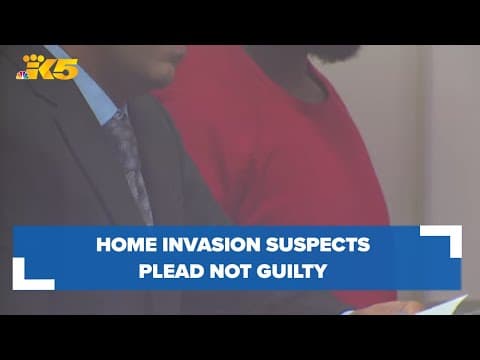 Suspects in south Seattle home invasions plead not guilty