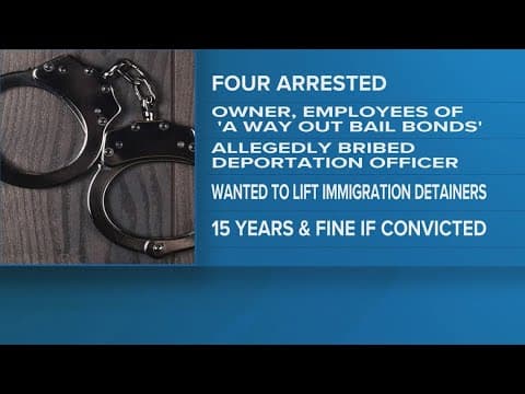 3 Houston bail bondsmen arrested for ICE bribery scandal