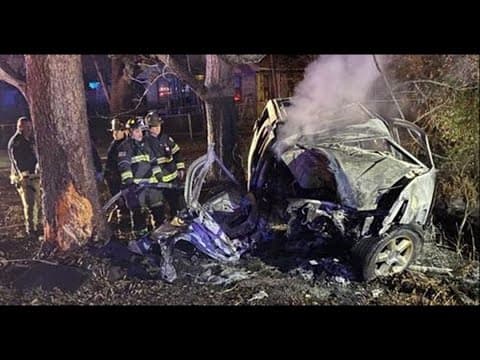 Multi-parish police chase ends in fiery crash, killing one teen and injuring another