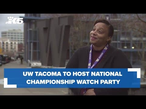UW Tacoma to host national championship watch party for fans, students and alumni