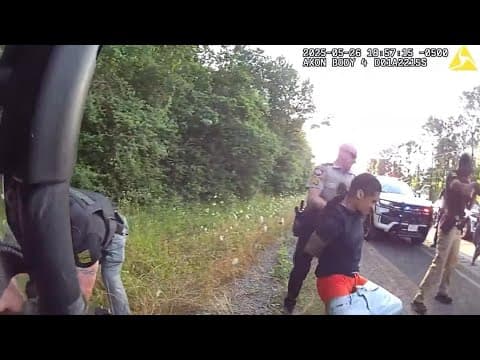 Body cam: Law enforcement pursuit of 2 Louisiana escapees in Texas