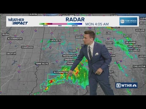 Flash-flooding storms this morning, then timing pop-up storms later today for Indiana