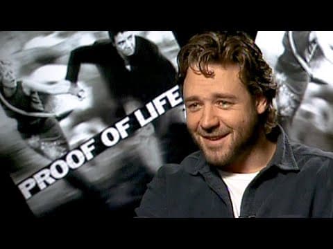 Russell Crowe breaks down learning about police work and investigations for Proof of Life