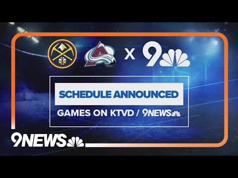 Nuggets and Avalanche games returning to 9NEWS