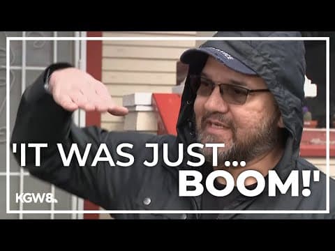 Driver recalls bumpy ride as ODOT repairs pothole on I-205, damaging roughly 40 cars