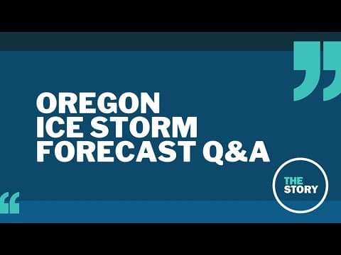 Your Oregon ice storm questions, answered