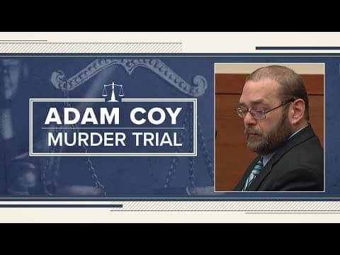 Testimony continues in Adam Coy's murder trial
