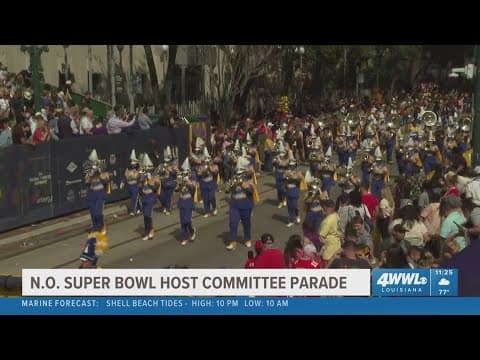 Super Bowl LIX Parade: LB Landry H.S. Marching Band