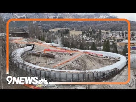 Testing begins at Cortina's controversial Olympic sliding track for bobsled, luge and skeleton