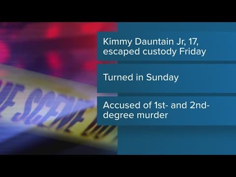 Parents turn in escaped teen murder suspect