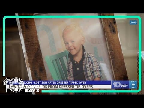 Mom who lost 2-year-old son to dresser tip-over pushes for new safety law