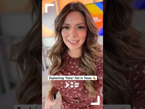 Texas weather feels like fall! But not for long