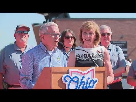 Opening day at the Ohio State Fair: Gov. DeWine, Lt. Gov. Tressel attend ribbon-cutting ceremony