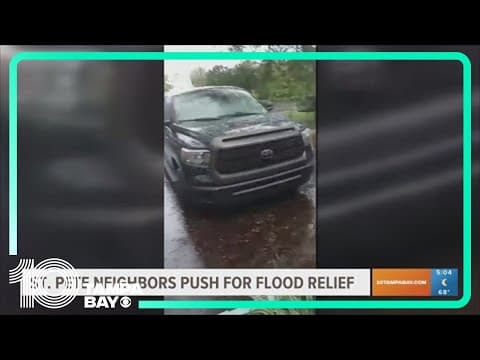 St. Pete neighbors living in flood-prone areas push for solutions from city leaders