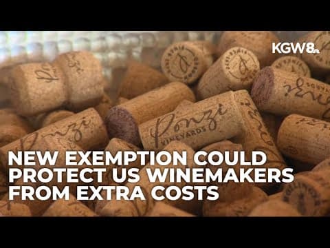 Cork may be spared from U.S. tariffs, easing pressure on American winemakers