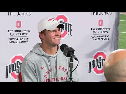 Ohio State press conference | Quarterbacks coach Billy Fessler