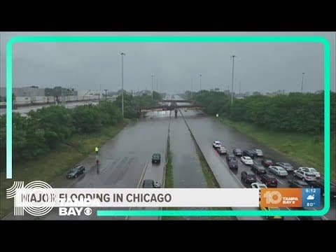 Chicago experiences major flooding over the weekend