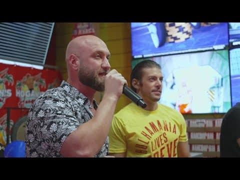Hulk Hogan's son Nick hosts karaoke night at Hogan's Hangout to honor his dad's 72nd birthday
