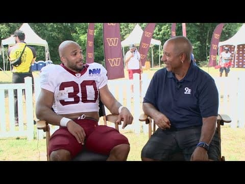 Austin Ekeler interview at Commanders camp
