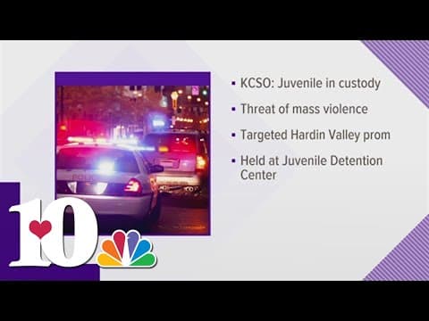 KCSO: Juvenile in custody following threat made against Hardin Valley