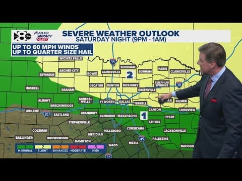 DFW Weather: Some strong storms are possible this weekend