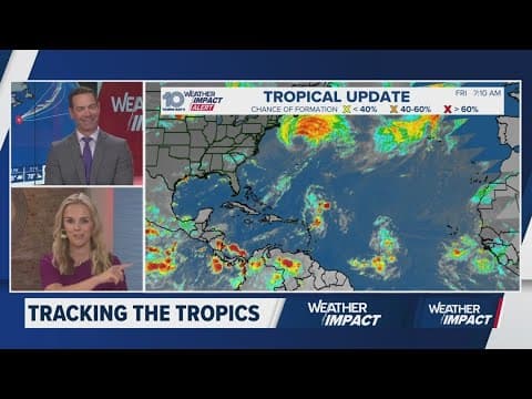 Tracking storms moving across Tampa Bay, plus the latest on Hurricane Erin and the tropics