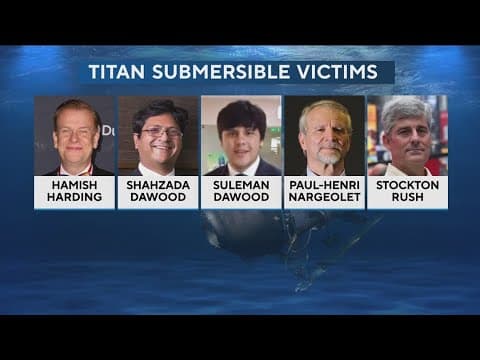 Wife and mother of Titanic sub victims speaks out for first time