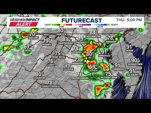 LIVE RADAR: Thunderstorms pound the DMV