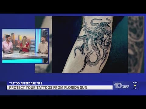 Local tattoo artist shares tips on how to care for tattoos from Florida sun