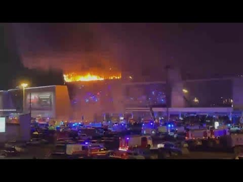 Terrorist attack in Moscow leaves 40 dead and more than 100 injured