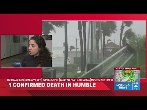 Harris County Judge Lina Hidalgo urges residents to take shelter as Hurricane Beryl moves through