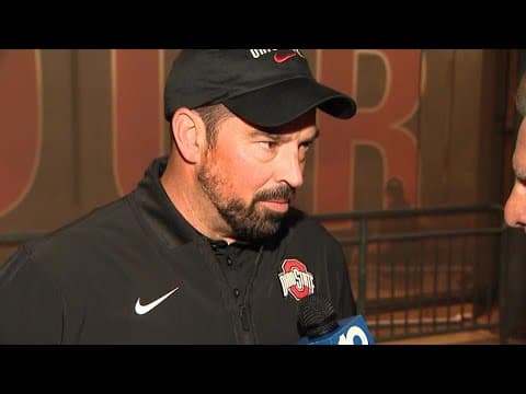 Head coach Ryan Day discusses Ohio State's win over Minnesota