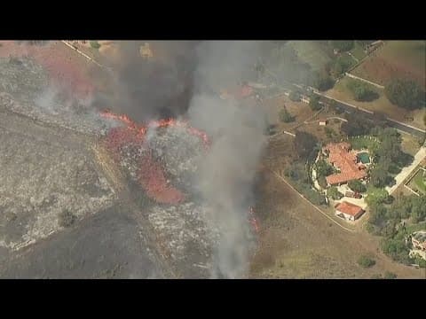 Mission Fire | Fire crews stop brush fire in Bonsall after it burns 20+ acres