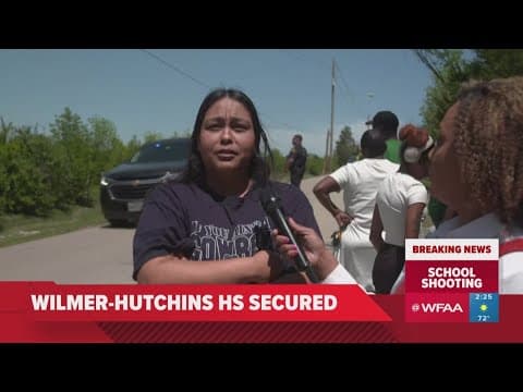 'It just hurts' | Wilmer-Hutchins High School student's mom reacts to shooting response