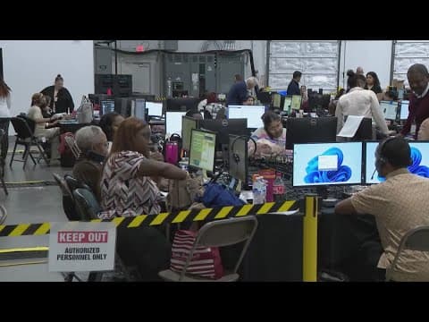 KHOU 11 Team Coverage at 10 p.m.: Ballots arrive at Harris County election headquarters