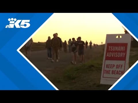 Officials close Washington beaches as tsunami approaches