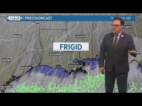 New Orleans Weather: Cold few mornings with a hard freeze for some