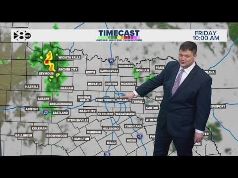 DFW Weather | Scattered rain early Friday morning, 14 day forecast