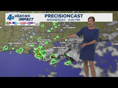 New Orleans Weather: Hot and spotty showers on Wednesday