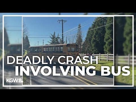 Motorcyclist dies in crash involving school bus in Tualatin