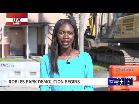 Demolition begins at Robles Park Village to make way for housing redevelopment