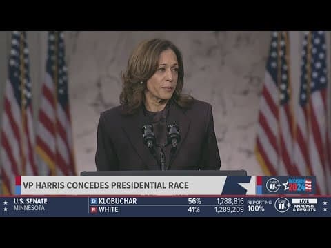 FULL SPEECH: VP Kamala Harris delivers concession speech