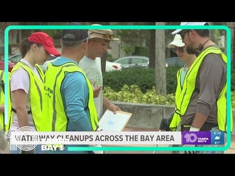 Pinellas County volunteers clean up waterways after holiday weekend