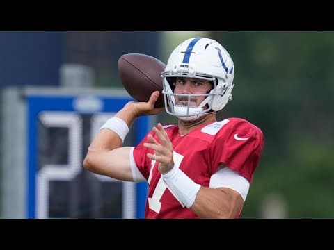 Daniel Jones is Colts' starting QB ‘for the season’ over Anthony Richardson | Extended Presser