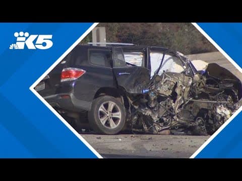 Officials give update on deadly crash where car falls on I-5 in Tukwila