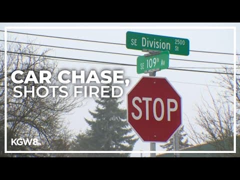 Driver arrested for chasing, shooting car in Southeast Portland