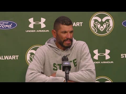 CSU holds news conference before Rocky Mountain Showdown