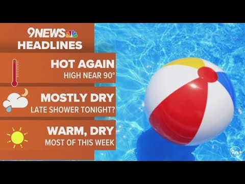 Latest forecast | Hot, dry week ahead for Colorado